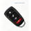 2PCS Wireless RF 433mhz Remote Control Copy Code Garage Door Gate Duplicator 433Mhz Key Remote Opener 3