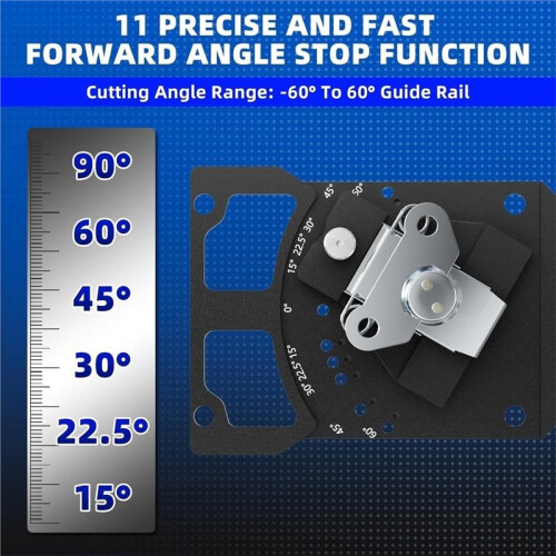Adjustable Track Saw Square, for  Track Saw Track Square for PrecisionBevel Cutting, 90 Right Angle Guide 2