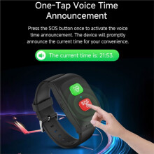 4G Elderly Alarm GPS Watch GPS Tracking Bracelet Health Monitor SOS IP67 Waterproof Locator Fall Alert Tracker