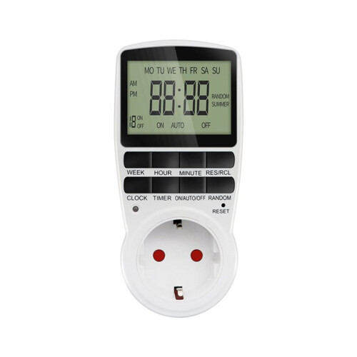 Electronic Digital Timer  Socket Kitchen Timer Outlet Programmable Timing Socket Control Shutter Power-Off EU
