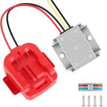 20V-12V Battery Converter Adapter for 20V Lithium Battery for Rc Car Rc Truck Power Wheel DIY Use 10A 120W