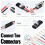 150 Pcs Double Wire Plug in Connector with Locking Buckle,Quick-Clip Fasteners Multi-Purpose Snap  Blocks 2