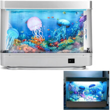 Ocean Aquarium Decorative Lamp Artificial Tropical Fish Tank Aquarium Lights Motion Lamp Night Light Virtual Moving EU