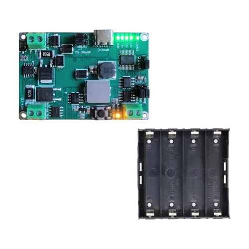 MPPT Solar Charger Control Board DC5-24V 2A Solar Panel Regulator Module Type-C DC5V USB for 3.7V 18650 Lithium Battery