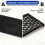 30 Pack Modular Acrylic Graded Card Display Risers, Black Trading Card Stands for Showcase & Sorting 1