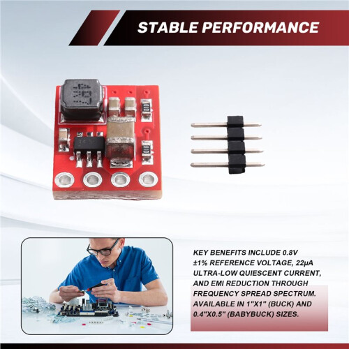 COM-18357 BabyBuck Regulator Breakout - 3.3V (AP63203) 2
