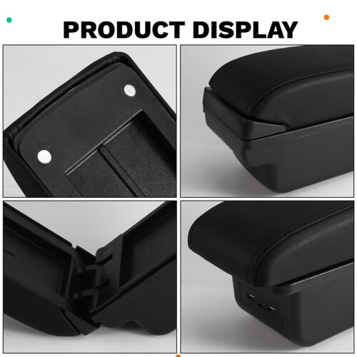 Center Console Armrest Box for  Corsa D Car Armrest Central Storage Box Interior Accessories Double Layer 3 USB 1