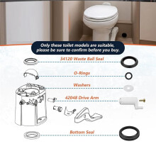 42048 Waste Drive Arm for Thetford Aqua-Magic Style II,Style Lite,Style and Residence RV Toilets
