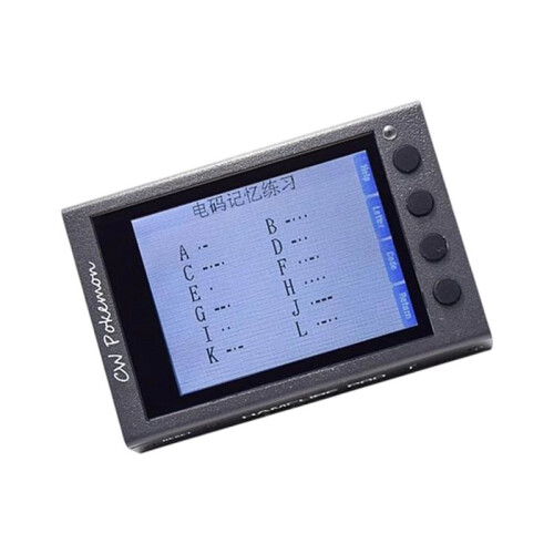 HamGeek HAMCUBE PRO HAM CW Trainer Morse Code Trainer met 2,8" Scherm Draagbaar Oefenhulpmiddel