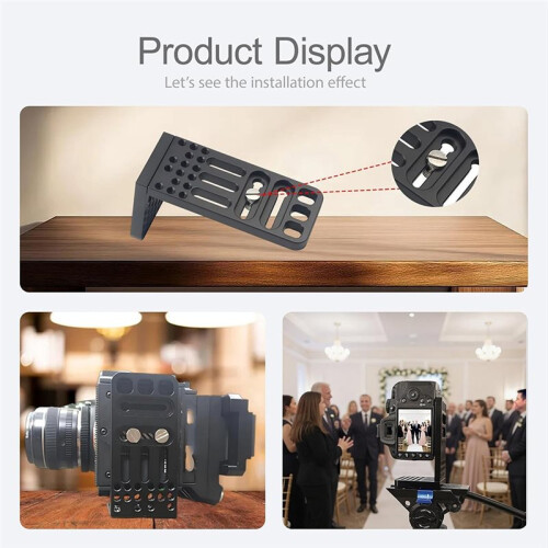 Camera L Bracket,Vertical Horizontal  Quick Plate for  for  for  for  Gimbal Short Version 1