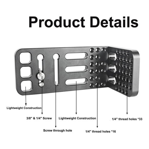 Camera L Bracket,Vertical Horizontal  Quick Plate for  for  for  for  Gimbal Short Version 2