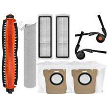 Accessories Compatible with Mijia Robot Vacuum 6/ PV32CN Robot Vacuum Cleaner Main Roller Side Brush Filter Roller Mop Cloth