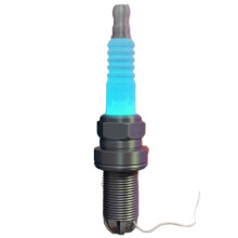Industrial Style Chinese Spark Car Plug Night Light 3D Printing with Remote Control Rechargeable Sleep Mode Desktop Glow