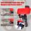 90psi Adjustable Pneumatic Sandblasting Gun Set Portable Home DIY Sandblasting Machine 3