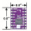 TB67S581FNG Stepper Motor Driver Module Carrier Board 2.2A 44V 1