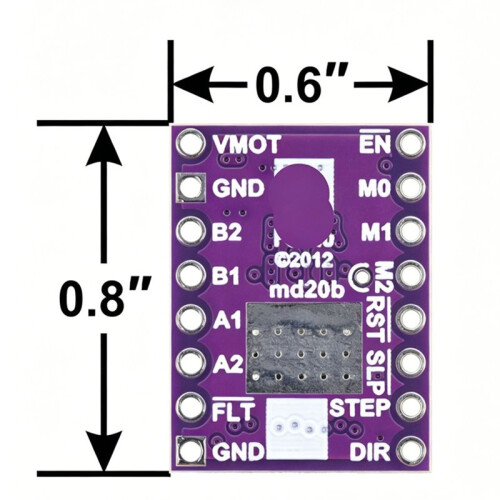 TB67S581FNG Stepper Motor Driver Module Carrier Board 2.2A 44V