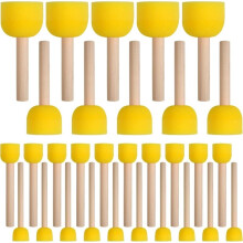 30 Pcs Round Sponges Brush Set,Round Sponge Brushes for Painting,Paint Sponges for Acrylic,Painting Tools for Kids Arts