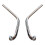 Handlebar Clamp Mount Kit for Monkey with Bakelite Screws A Pair of Handlebars 3