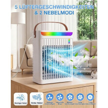 Air Cooler with Evaporative Cooling,  Air Conditioning,700 Ml Air Conditioner with 2/4/6 Hour Timer and LED Light