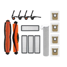 15PCS Replacement Kit Compatible with Mijia 6 PV32CN Robot Vacuum Parts Hair-Cutting Brush Roller Mop Brush Filter Bag
