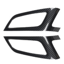 2Pcs Center Control Panel Air Vent Trim Covers Both Sides ABS Carbon Fiber Pattern for Focus MK3 2012-2018