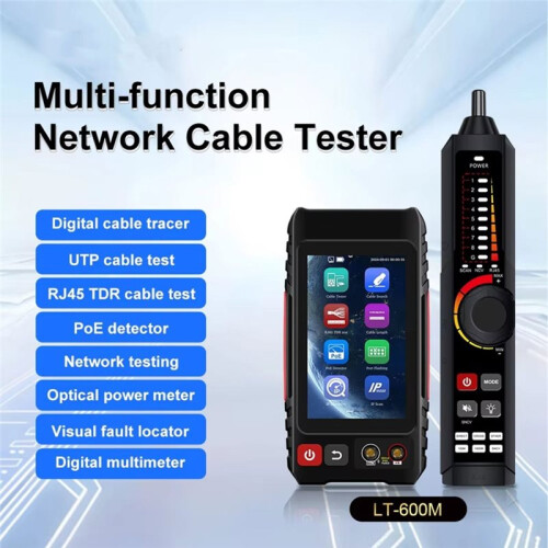 LT-600M Network Cable Tracer Multi-Functional Cable Tracker Network Cable Finder IP RJ45 PoE Detector Cable Tracer 1