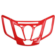 Car Center Control Panel Trim Cover Sticker for Fiesta 2009-2014 Auto Interior Accessories Glossy Red A
