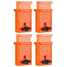 Verbesserte Bodenabstandshalter Laminatbodenwerkzeuge 1/4 Bis 1 Zoll Einstellbarer Bereich mit Stabilem Breitem Basisdesign 12er Pack