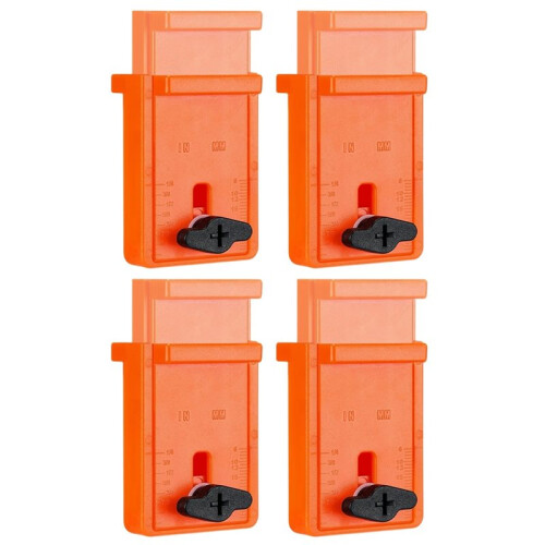 Upgraded Flooring Spacers Laminate Flooring Tools 1/4 to 1 Inch Adjustable Range with Stable Wide Base Design 12 Pack