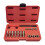 Universal 15 Piece Metric Thread Chaser Set Thread Rethreading Kit M6 M8 M10 with Case 4