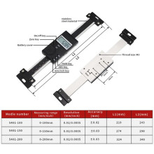 Stainless Steel Vertical Vernier Caliper Linear Scale Vertical Linear Scale Digital 100/150/200mm 0-200