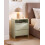 Beliani 2 Drawer Bedside Table DORRIGO Light Green 2