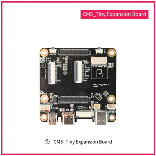 For Raspberry Pi CM5 Tiny Expansion Board with CNC Aluminum Case Support OpenWrt 4G with WiFi USB OTG