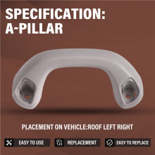 Front A-Pillar Handle Roof Grab Handle with Lid for 4Runner Prado GX460 10-23 74615-60040 74680-60010-A0