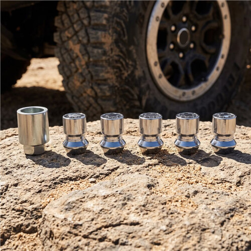M2DZ1A043A NEW Front & Rear Locking Lug Nut Kit for  Bronco 2021-2026 1