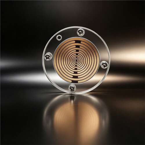 3pcs Gold-Plated MWO Polarized Optical Disc Lakhovsky Disc Multi-Frequency Oscillator Diameter 2.5cm 2
