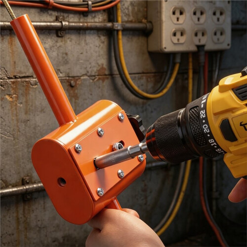 Automatic Wall Wiring Machine Portable Electric Wire Puller Anti-Jamming Cable Threading Tool for Residential Building 1