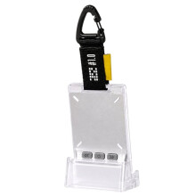 Tarjeta Mágica Monicard Insignia Electrónica Pase NFC Insignia Digital Inteligente Pantalla GIF Personalizable Anime de Moda Plata