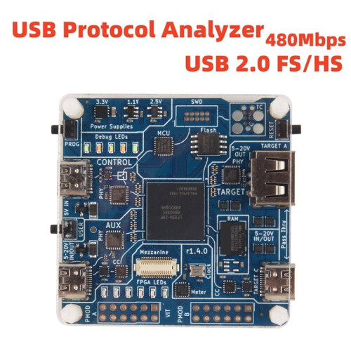 USB Protocol Analyzer for Cynthion  USB 2.0 FS/HS 480Mbps High-Speed Data Monitoring Debugging Tool for Developers 1