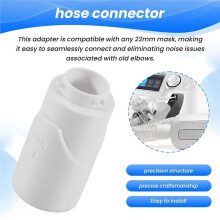 Adaptador de Manguera para AirMini, con Conector de Tubo de Respiración de 22 mm, Diseño de Bloqueo Seguro, 2 Piezas