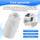 Hose Adapter for AirMini, 22mm Breathing Tube Connector, Secure Locking Design, 2 Pcs 1