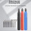 R3000 Deburring Tool Deburring System Handle Hand Deburring Tool Kit with Various Replacement Blades for Metal PVC A 1