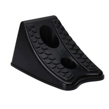 1 Pair Heavy Duty Wheel Chock Anti-Slip Vehicle Parking Stop Block for Car, Truck & Trailer
