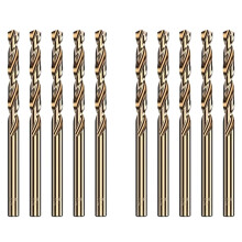 10PCS M43 Contains Cobalt Twist Drill Bits Hole Drilling Stainless Steel Drill Round Shank Drill Alloy Drill for Metal