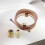 Kit de Manômetro de Pressão de Óleo Mecânico de 72 Polegadas com Tubulação de Cobre e Conexões para Modificação de Manômetro 1