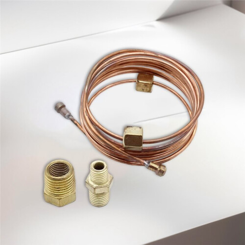 Kit de Manômetro de Pressão de Óleo Mecânico de 72 Polegadas com Tubulação de Cobre e Conexões para Modificação de Manômetro
