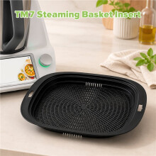 Insert de Panier Vapeur TM7, Plateau Vapeur de Qualité Alimentaire, Accessoire pour Cuiseur Multi-Fonction, Accessoires pour Robot Culinaire