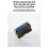 Action Camera 360 Rotation Magnetic Quick Release Mount for  Osmo Action 6/  Action 6, Adapter with 1/4" Thread 8