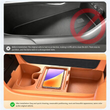 For GAC Aion V 2024 2025 2026 Silicone Storage Box Car Central Lower Layer Tray Multi-Functional Stowing Tidying B