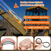 Backhoe Boom Cylinder Hydraulic Seal Kit Replace AH154775 for JD 310D 315D 410D, Rod 56mm, Bore 115mm
